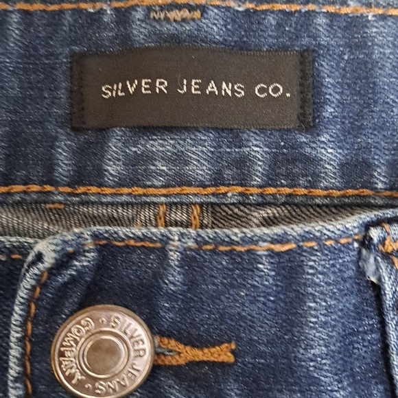 Silver Jeans Konrad Men's Straight Jeans Mid rise Blue 30x28 - Picture 4 of 11